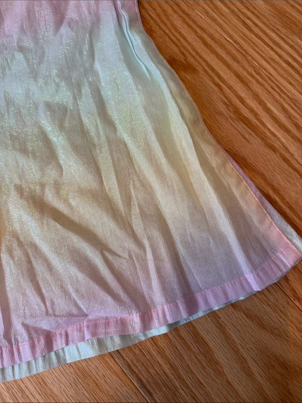 New no Tags Cat & Jack Girls' Shimmery Ombre Swim Coverup - Pink, Yellow, Blue
